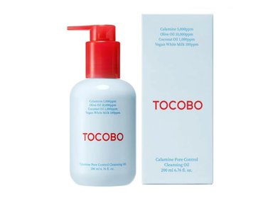 ACEITE LIMPIADOR FACIAL COREANO TOCOBO CALAMINE PORE CONTROL CLEANSING OIL 200 ML - 1