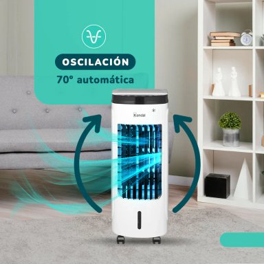 ENFRIADOR DE AIRE Y VENTILADOR 4 EN 1 KENDAL - 4