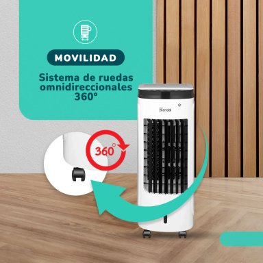ENFRIADOR DE AIRE Y VENTILADOR 4 EN 1 KENDAL - 7