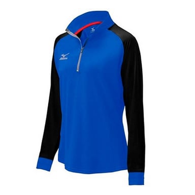 CASACA MUJER MIZUNO AZULINO 440574-5290 DEPORTIVO ELITE9 PRIME 12 ZIP JKT - 1