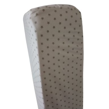 SABANAS BAJERAS BABYTU DISEÑO ESTRELLITAS 1 PLAZA 180 HILOS BLANCO ESTAMPADAS AJUSTABLES PACK 2 UND - 3