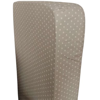 SABANAS BAJERAS BABYTU ESTRELLITA 1 PLAZA 180 HILOS GRIS ESTAMPADAS AJUSTABLES PACK 2 UND - 2