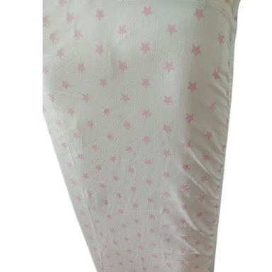 SABANAS BAJERAS AJUSTABLES TALLA 1 PLAZA DISEÑO ESTRELLITAS ROSADA - 4