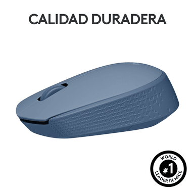 MOUSE INALÁMBRICO LOGITECH M170 BLUE GRAY - 4