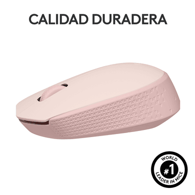 MOUSE INALÁMBRICO LOGITECH M170 ROSE - 4