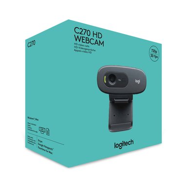 CÁMARA LOGITECH C270 HD WEB 720P - 6