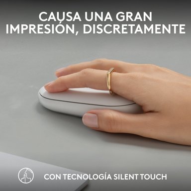 MOUSE INALÁMBRICO LOGITECH PEBBLE 2 M350S BLUETOOTH WIRELESS WHITE - 4