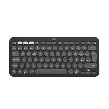 Teclado Bluetooth Multidispositivo Logitech Pebble Keys 2 K380S Grafito - 1