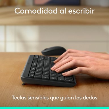 Combo inalámbrico compacto MK250 Bluetooth Negro - 3