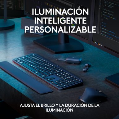 Teclado inalámbrico Bluethooth Logitech MX Keys S USB-C Negro - 2