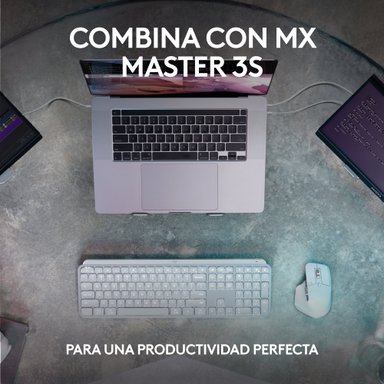 Teclado inalámbrico Bluethooth Logitech MX Keys S USB-C Negro - 5