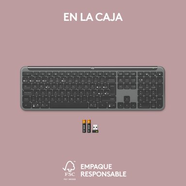 Teclado Inalámbrico Logitech Signature Slim K950 Negro - 2