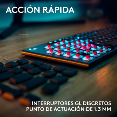 Teclado inalámbrico discreto LOGITECH G915 X LIGHTSPEED para juegos Negro - 2