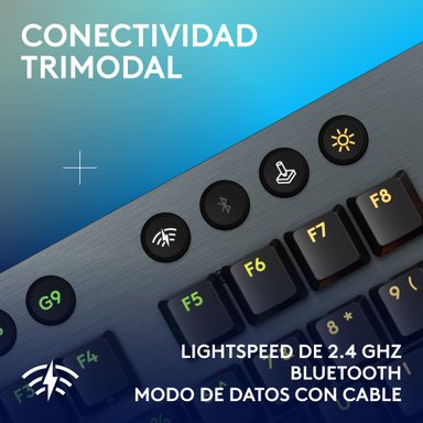 Teclado inalámbrico discreto LOGITECH G915 X LIGHTSPEED para juegos Negro - 4