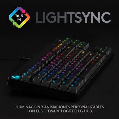 Teclado mecánico Logitech G PRO para gaming Negro - 4