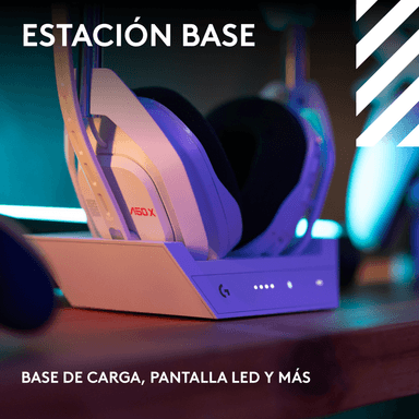 Audífonos inalámbricos Logitech G Astro A50 X para juegos Blanco - 2