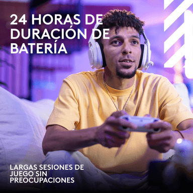 Audífonos inalámbricos Logitech G Astro A50 X para juegos Blanco - 10