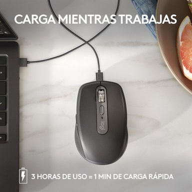 Mouse inalámbrico compacto de alto rendimiento Logitech MX Anywhere 3S Rose - 6