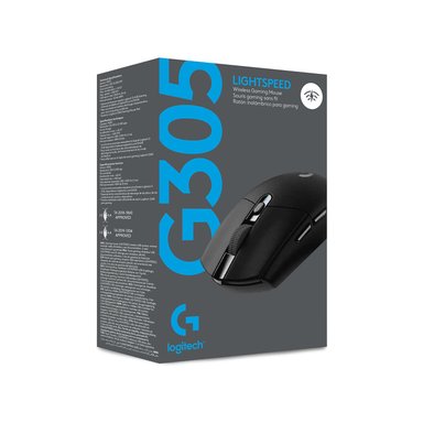 Mouse inalámbrico Logitech G305 LIGHTSPEED para gaming Negro - 9