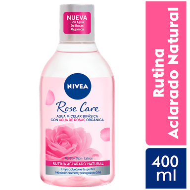 NIVEA AGUA MICELAR ROSE PETALS 400ML - 1