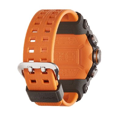 RELOJ HOMBRE ANÁLOGO NEGRO NARANJA GG-B100-1A9 RESINA - 2