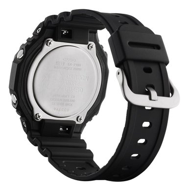 RELOJ HOMBRE ANÁLOGO NEGRA GRIS GA-2100-1A RESINA - 2