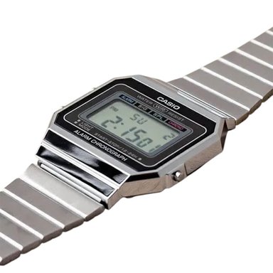 RELOJ CASIO A700W-1A HOMBRE ACERO PLATEADO - 2