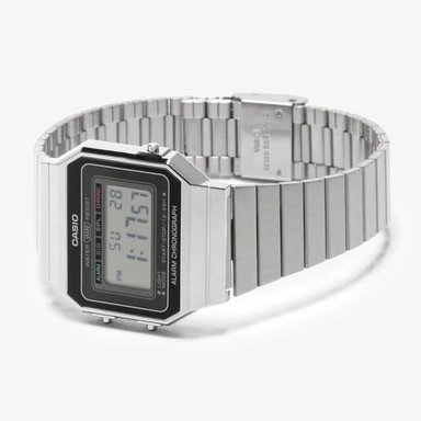 RELOJ CASIO A700W-1A HOMBRE ACERO PLATEADO - 4