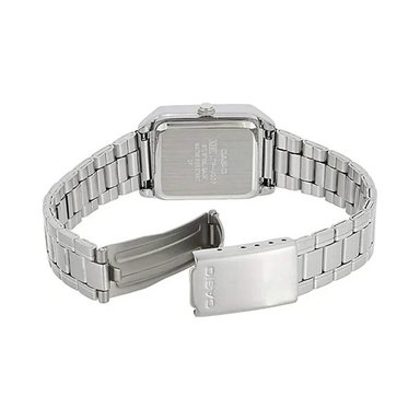 RELOJ CASIO LTP-V007D-1B MUJER ACERO PLATEADO - 4