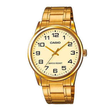 RELOJ CASIO MTP-V001G-9B HOMBRE ACERO DORADO - 1