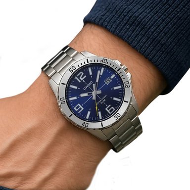 RELOJ CASIO MTP-VD01D-2BVUDF HOMBRE ACERO PLATEADO - 4