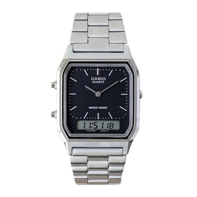 RELOJ CASIO AQ-230A-1D HOMBRE ACERO PLATEADO - 2