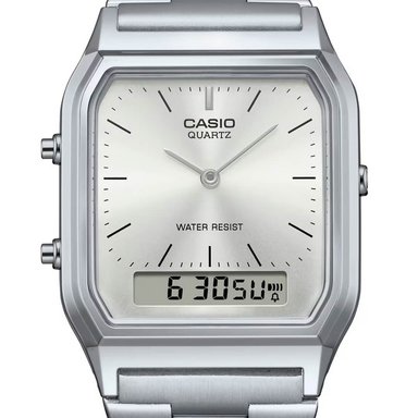 RELOJ CASIO AQ-230A-7AMQ HOMBRE ACERO PLATEADO - 3
