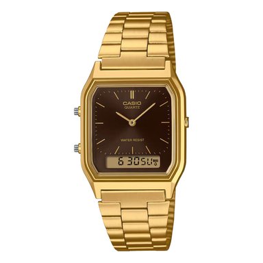 RELOJ CASIO AQ-230GA-5AM HOMBRE ACERO DORADO - 1