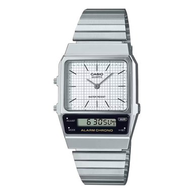 RELOJ CASIO AQ-800E-7A HOMBRE ACERO PLATEADO - 1