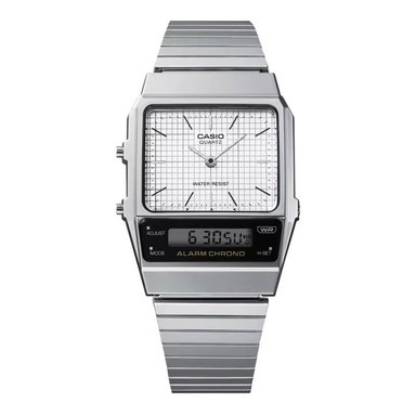 RELOJ CASIO AQ-800E-7A HOMBRE ACERO PLATEADO - 2