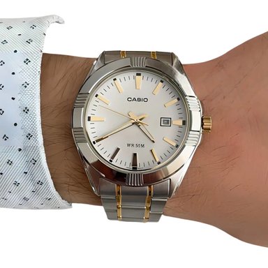 RELOJ CASIO MTP-1308SG-7A HOMBRE ACERO PLATEADO - 3
