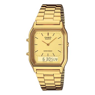 RELOJ CASIO AQ-230GA-9DM HOMBRE ACERO DORADO - 1