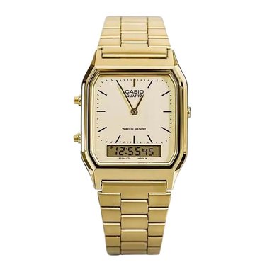 RELOJ CASIO AQ-230GA-9DM HOMBRE ACERO DORADO - 2