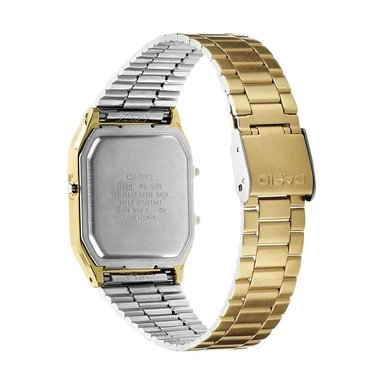 RELOJ CASIO AQ-230GA-9DM HOMBRE ACERO DORADO - 5