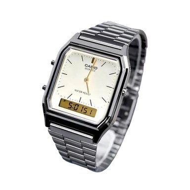 RELOJ CASIO AQ-230GG-9AD HOMBRE ACERO GRIS - 4