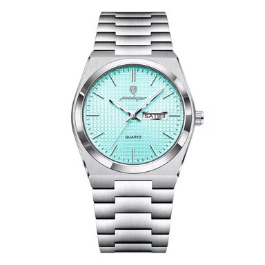 RELOJ POEDAGAR POE-19 HOMBRE TIFFANY ACERO TURQUESA - 1