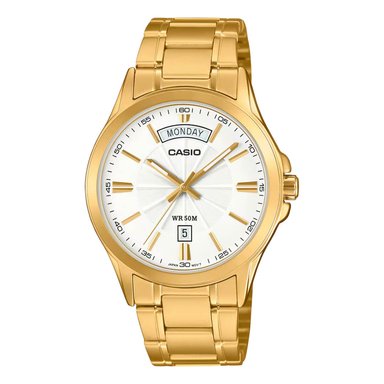 RELOJ CASIO MTP-1381GD-7A HOMBRE ACERO DORADO - 1