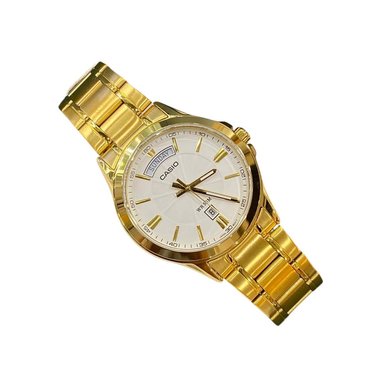 RELOJ CASIO MTP-1381GD-7A HOMBRE ACERO DORADO - 3