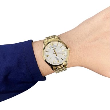 RELOJ CASIO MTP-1381GD-7A HOMBRE ACERO DORADO - 5