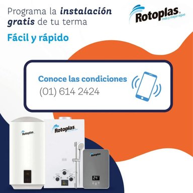 RAPIDUCHA ROTOPLAS AVALON AGUA CALIENTE INSTANTANEA - 3
