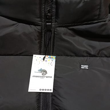 CHALECO HOMBRE MASSERANO NEGRO CHLCO 004 PUFFER IMPERMIABLE XL - 3