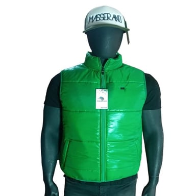 CHALECO HOMBRE MASSERANO VERDE MANZANA CHLCO 004 PUFFER IMPERMIABLE XXL - 1