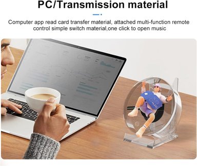 MINI PROYECTOR DE HOLOGRAMAS 3D - CONEXIÓN USB - 2