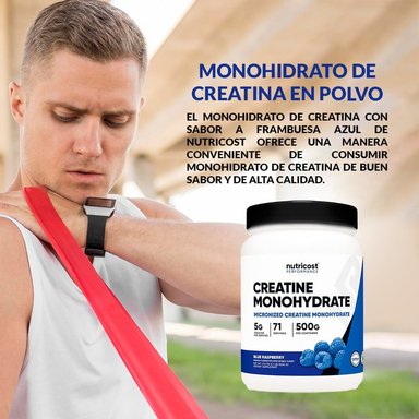 SUPLEMENTO NUTRICOST POLVO MONOHIDRATO DE CREATINA 500G 2 UNIDADES - 4
